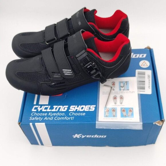 Kyedoo Cycling Shoes Road Bike Racing Biking Shoe Delta Cleats Men Size 11 (45) - Picture 11 of 13